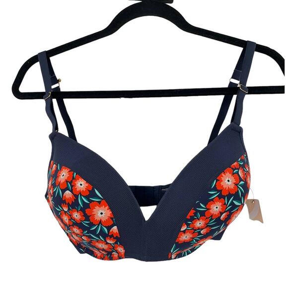 Lively bra The Unlined Balconette floral print size 36DDD 36F - Picture 1 of 2